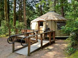 South Jetty Camping Resort Wheelchair Accessible Yurt 3