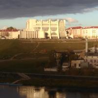 River Apartments near center