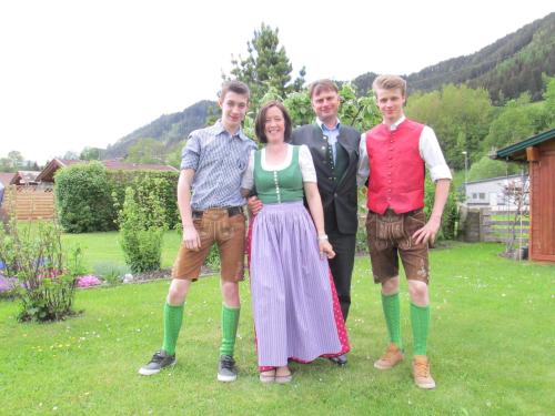 Silke, Richard, Tobias und Mattes