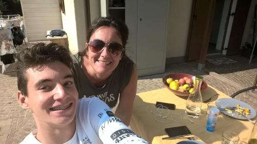 io e mio figlio Leonardo