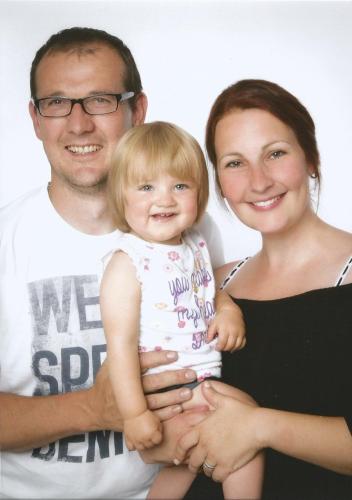 Melanie Althaler mit Familie