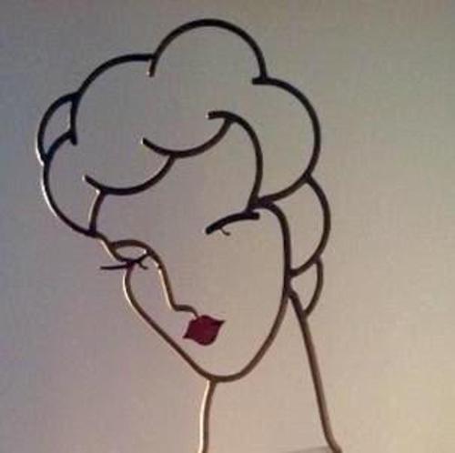 Klaara - a french mannequin from 1950