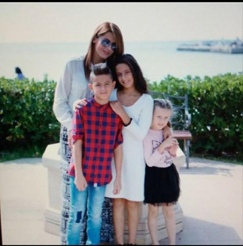 My Wife Jennita with the kids