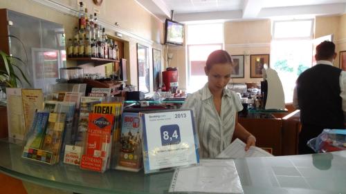 Receptionist Christina