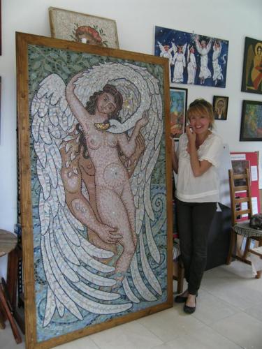 Icon & Mosaic artist Mary