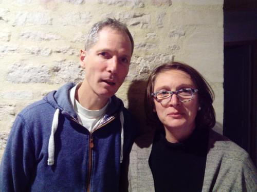 Bertrand, et Cécile mon épouse